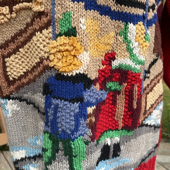 Vintage Heirloom Collectibles Christmas sweater M-L - Picture 3 of 9